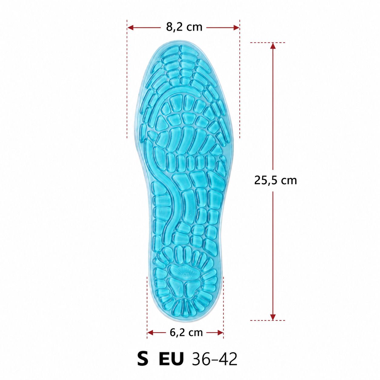 Gel Einlegesohlen Silikon