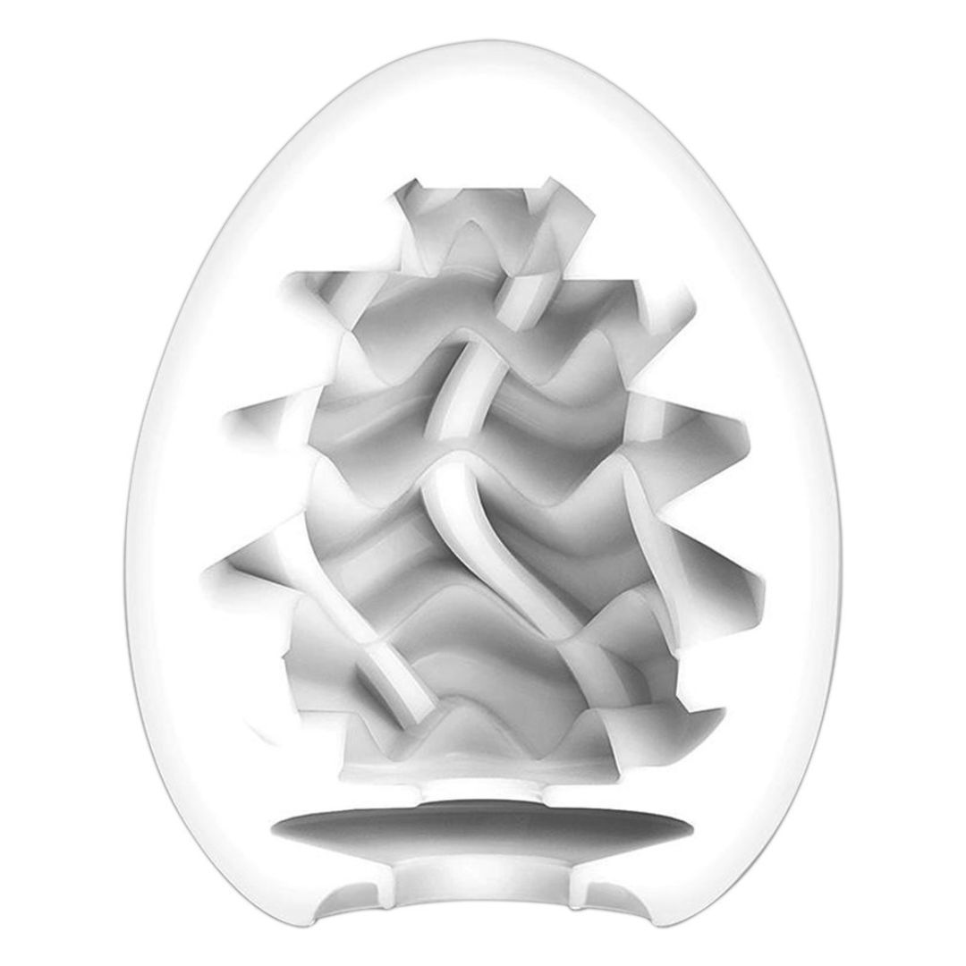 Tenga Ei Masturbator „Egg Wavy II“ mit Wellen-Stimulationsstruktur