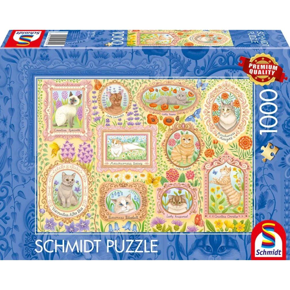 Gatti nobili in fiore (1000 pezzi)