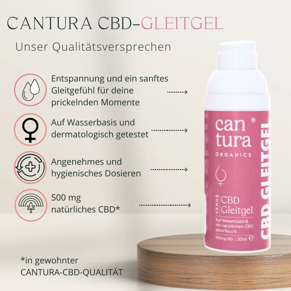 Cantura CBD-Gleitgel VENUS - 500 mg CBD