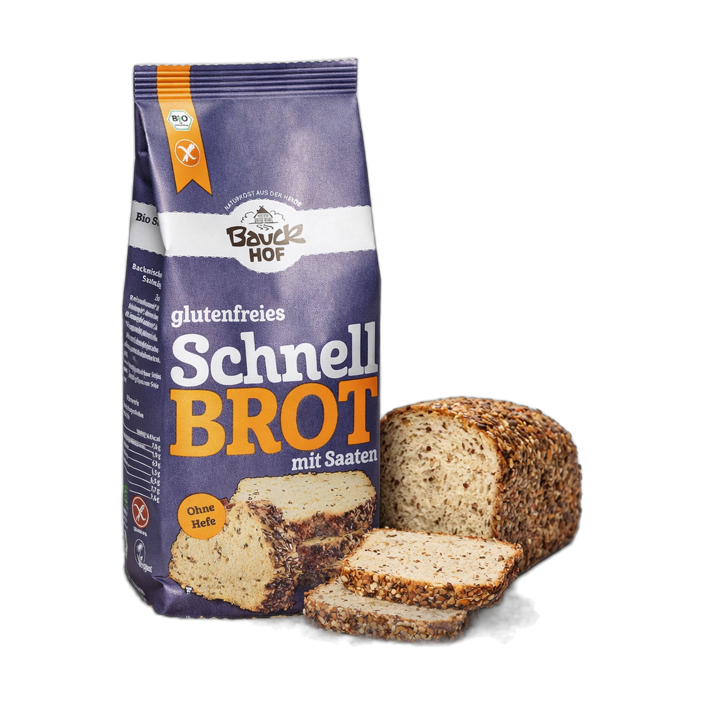 Bauckhof Bio Schnellbrot Backmischung glutenfrei 3000 g