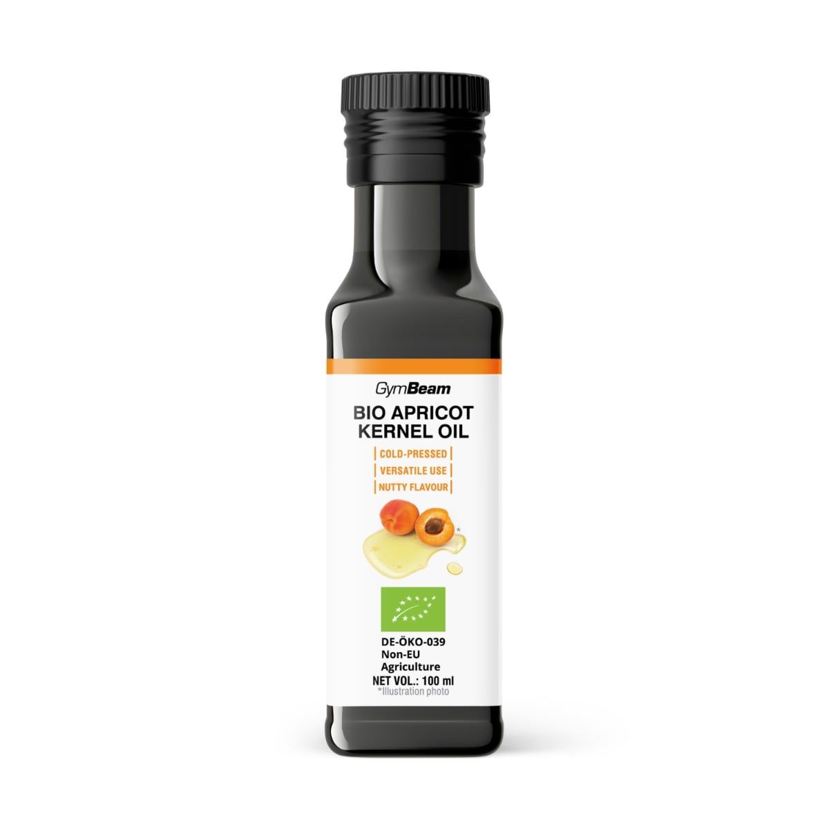 GymBeam BIO Aprikosenkernöl kaltgepresst 100 ml