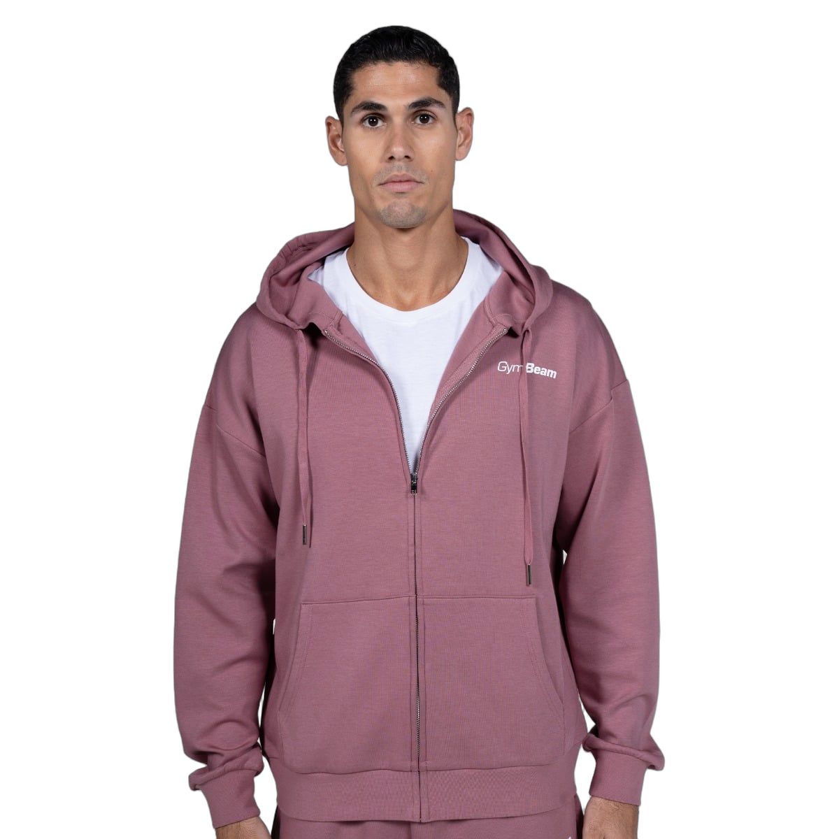 GymBeam Herren Hoodie Oversized mit Reißverschluss und Kapuze in Haze 1 St