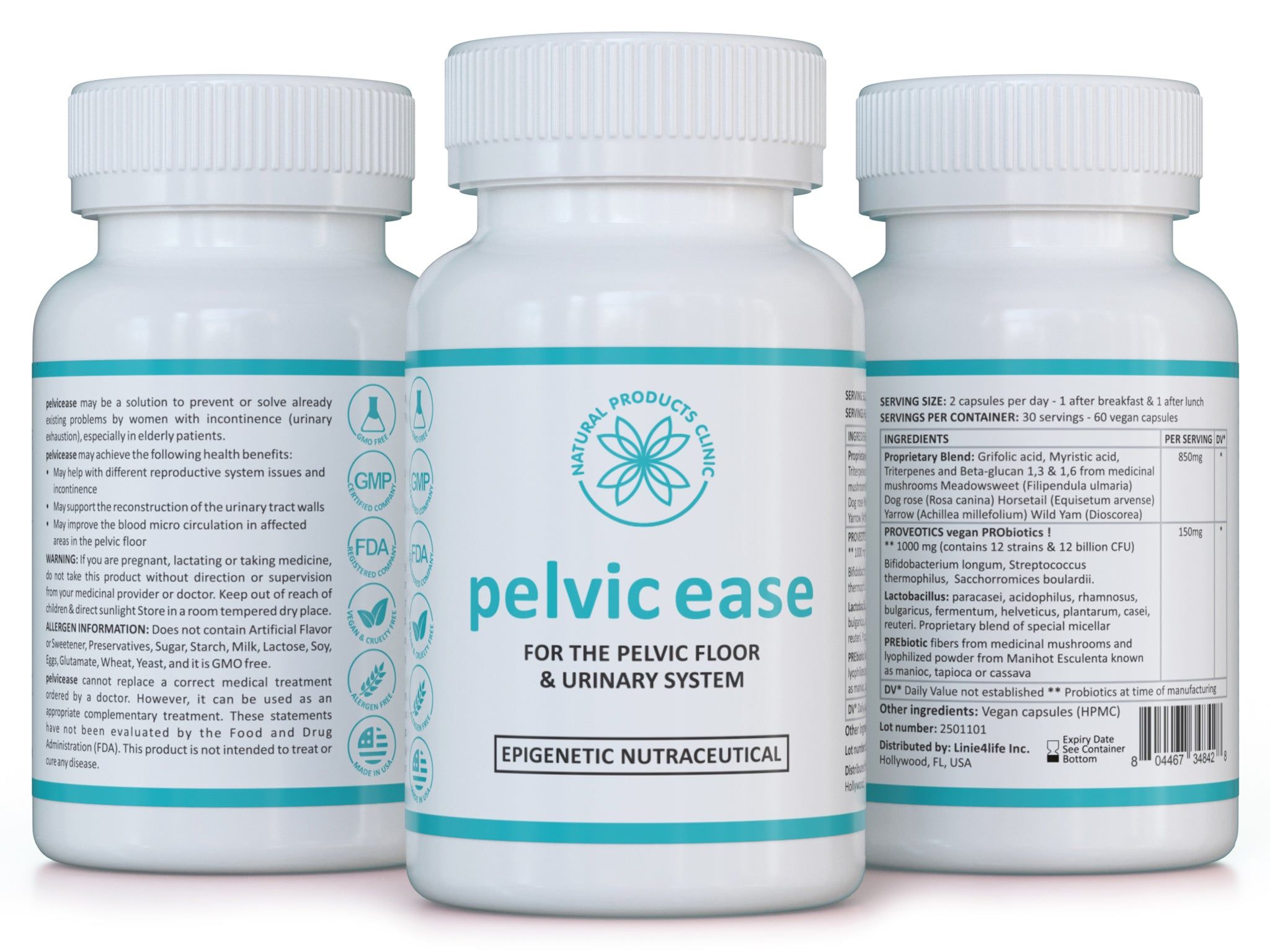 NPC Pelvic Ease – Frauen-Komplex für Zyklus, Menstruation & Menopause – 60 Kapseln