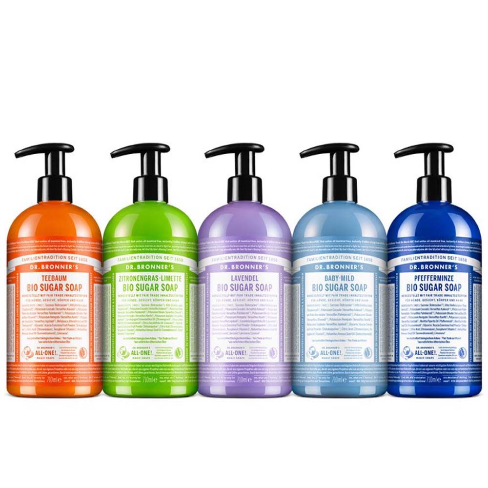 Dr. Bronner's Bio Sugar SOAP Lavendel Liquid Soap