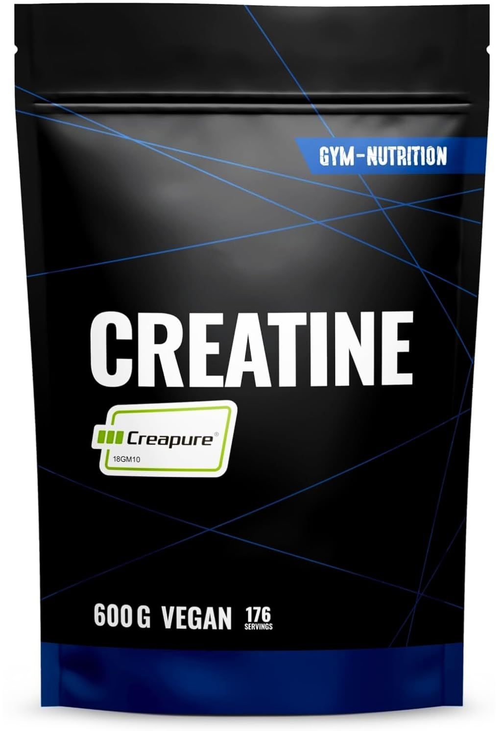 Gym Nutrition Creapure Creatin Monohydrat Pulver Hochdosiert - 600 g 6 Monate Vorrat