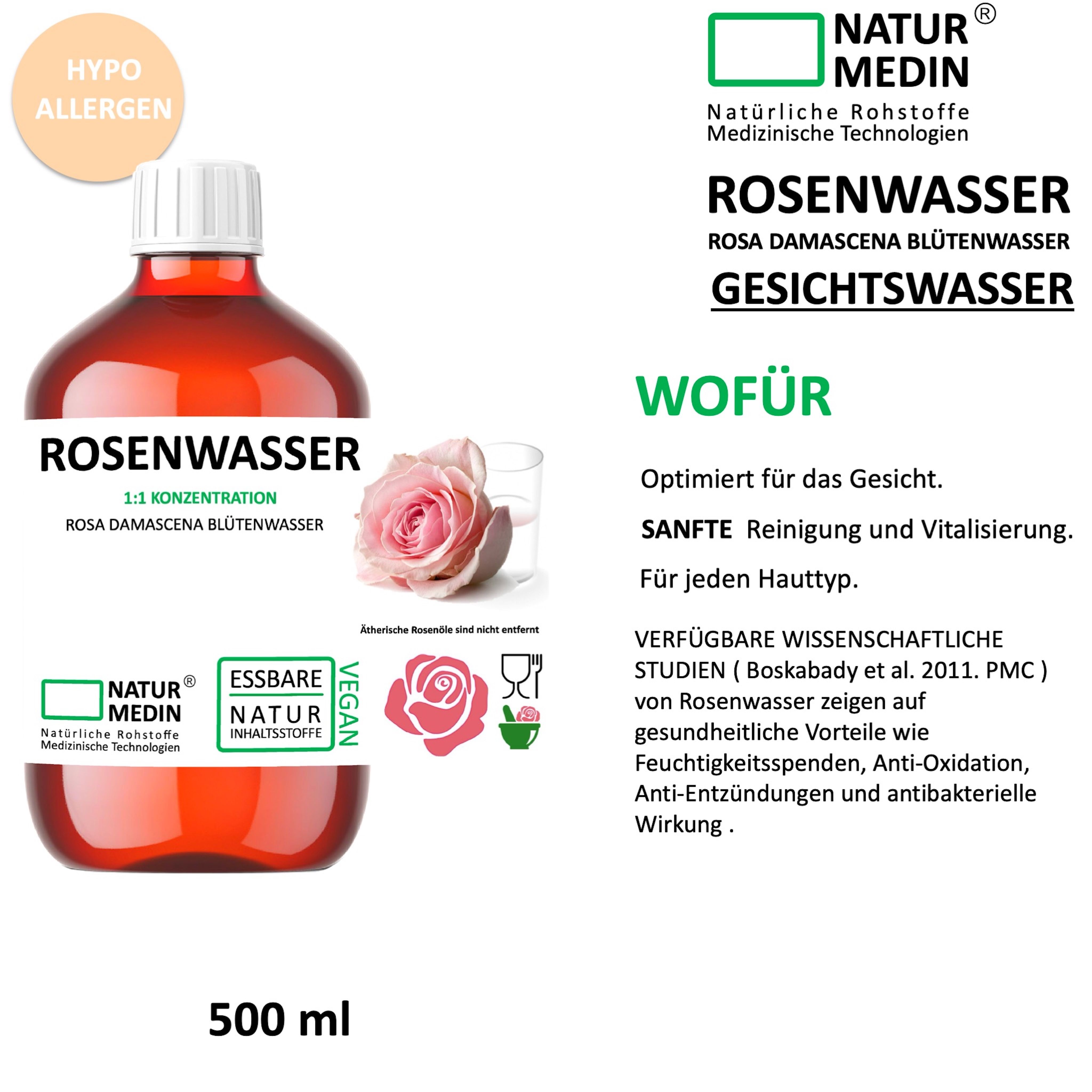 NATURMEDIN® Rosenwasser Balanced