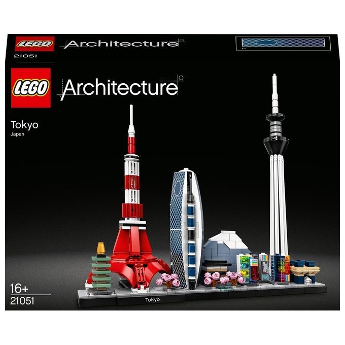 LEGO Architecture Tokyo Modellino da Costruire, Progetto Fai da Te da Collezione, Set Decorazione p