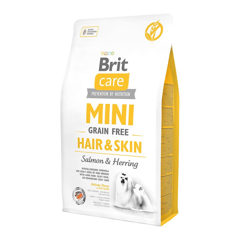 Brit Care Dog Mini - Grain Free Hair & Skin - Salmon & Herring