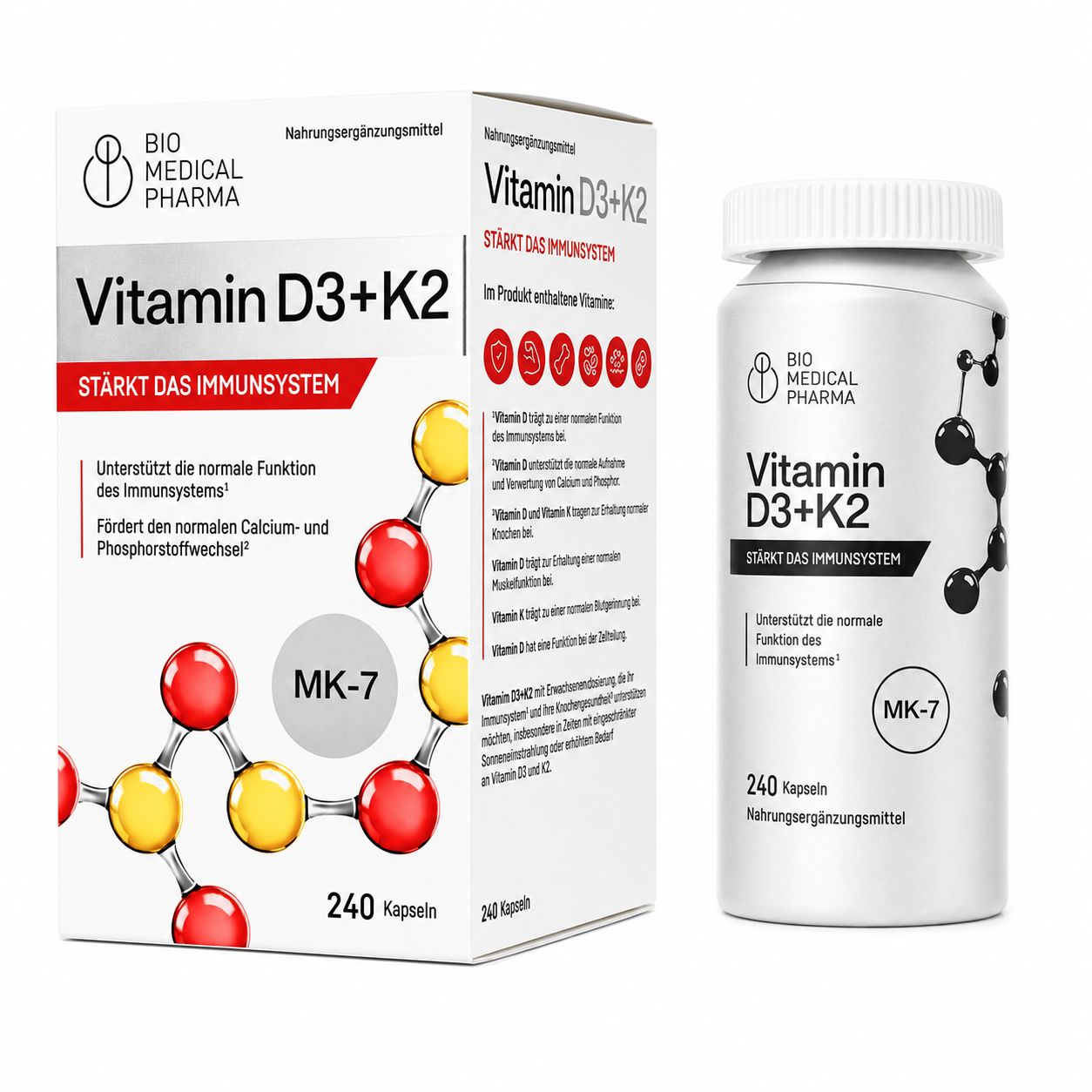 Bio Medical Pharma Capsule di Vitamina D3 K2