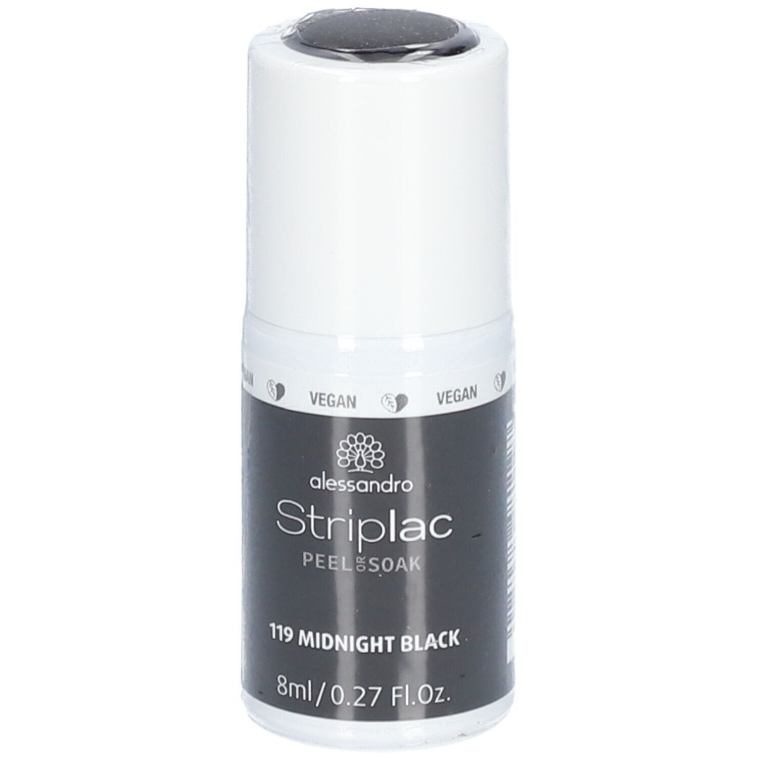 Alessan Striplac 2 0 Midn Black 1 St Nagellack