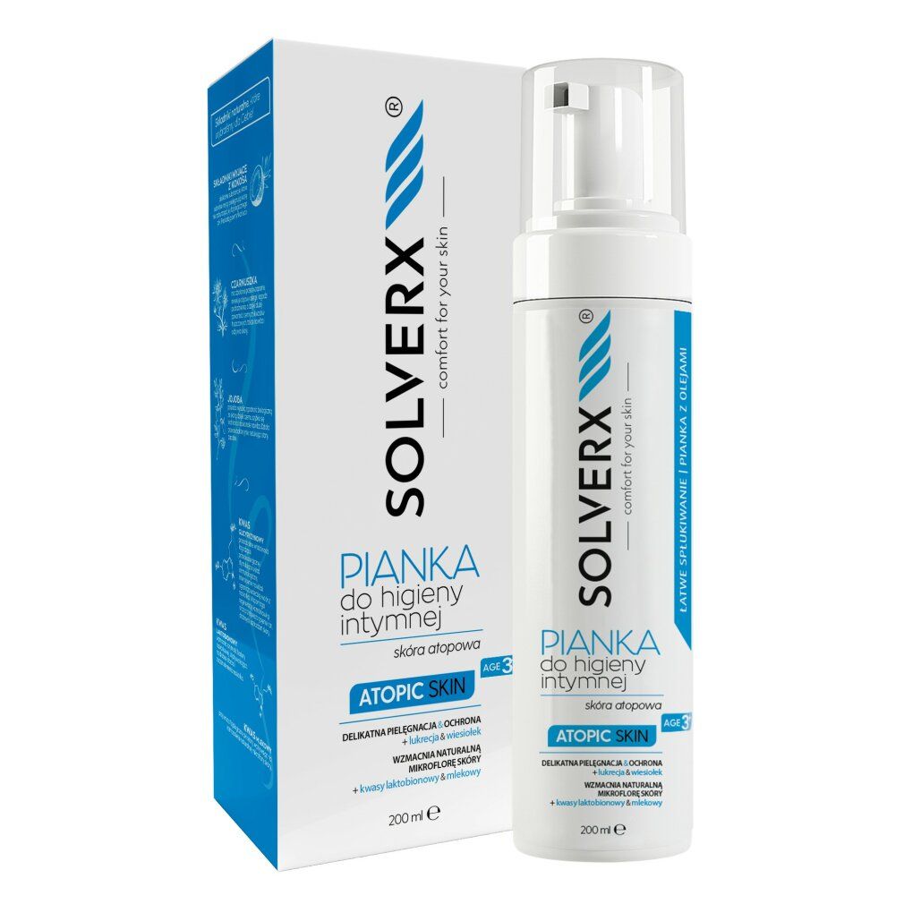 solverx Atopische Haut Intimhygieneschaum für atopische Haut