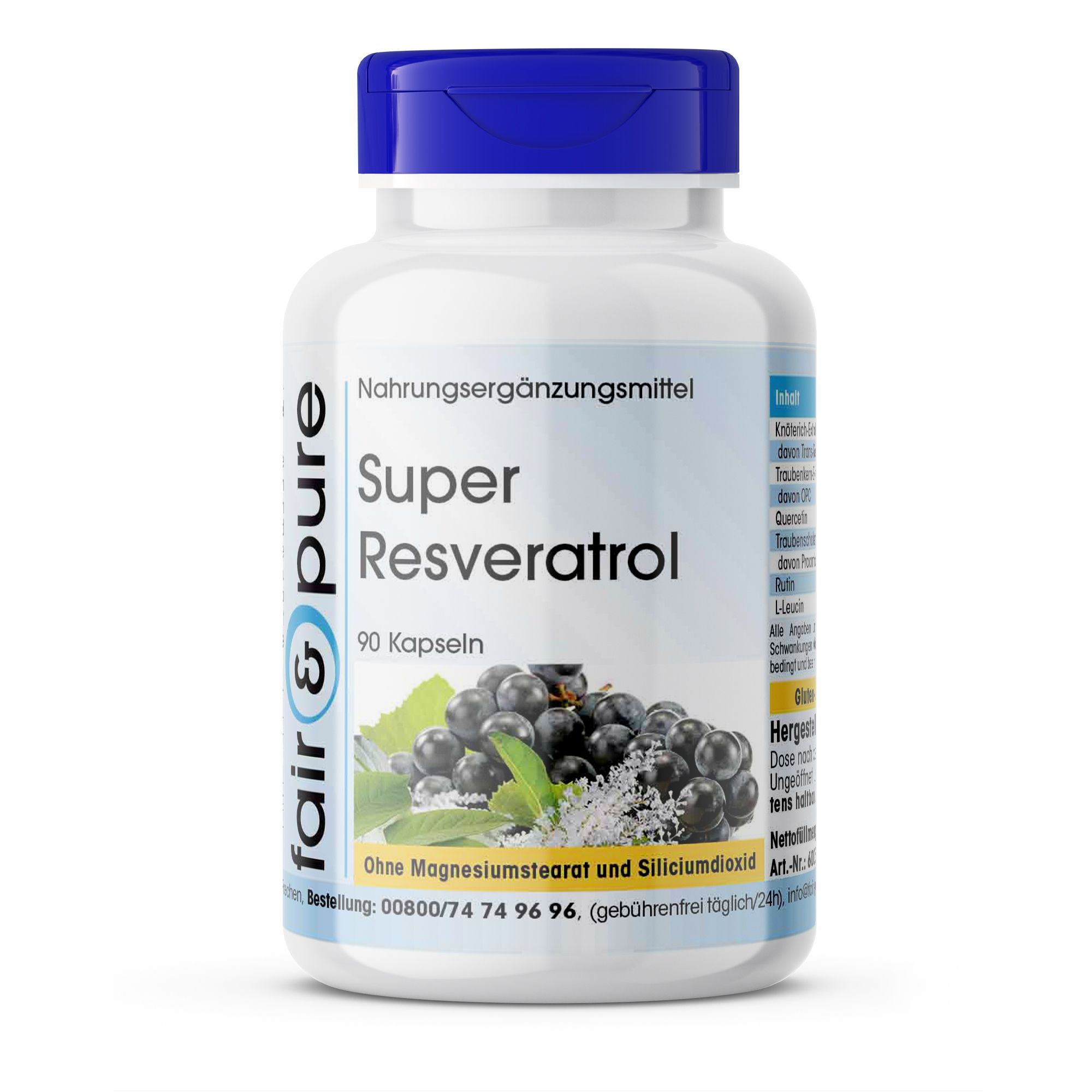 fair - pure | Super Resveratrol 90 St