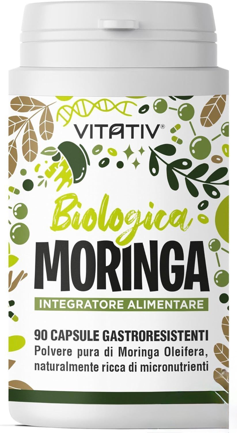 VITATIV® Moringa Oleifera Biologica BIO - 90 Capsule Vegetali da 360 mg