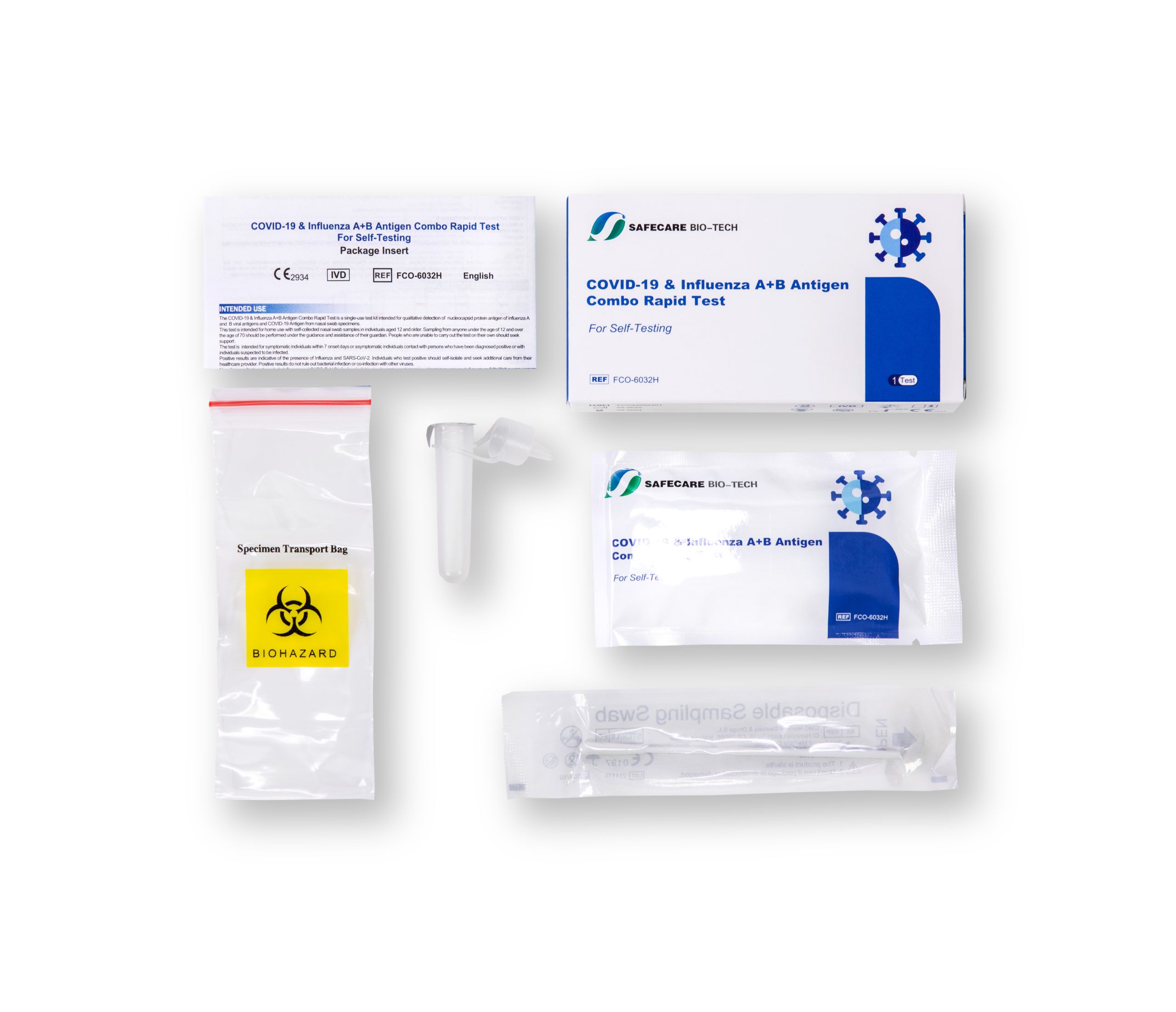 Safecare Corona & Influenza (Grippe) Kombi-Schnelltest | Gratis parahealth Tests 10 St