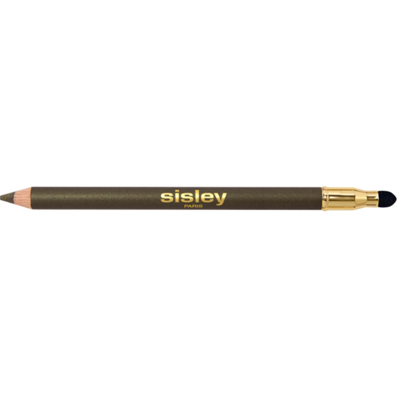 Sisley Phyto-Khol Perfect Eyeliner in Braun. Mit goldfarbenem Schriftzug und Schwämmchen-Applikator.