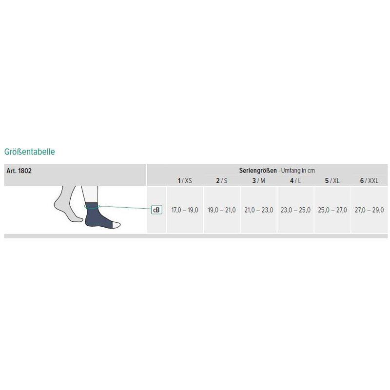 JuzoFlex Malleo Xtra atmungsaktive Sprunggelenkbandage mit Pelotte und spezieller Dehnzone