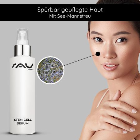 RAU Cosmetics Stem Cell Serum - Anti-Aging Serum für das Gesicht mit echten pflanzlichen Stammzellen