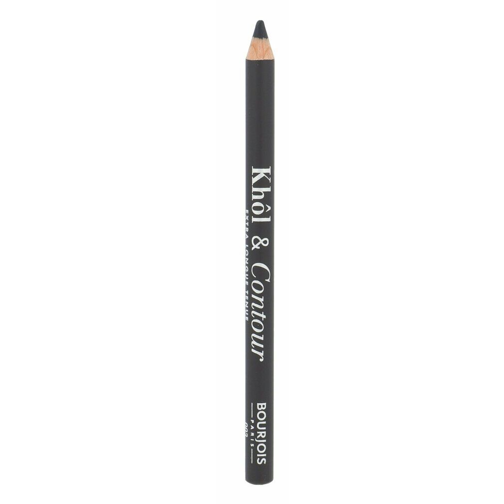 Grauer Bourjois Khol & Contour Eyeliner mit schwarzer Mine. Marke und Produktname sind sichtbar.