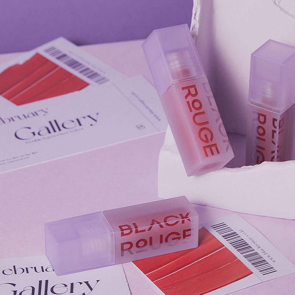 BLACK ROUGE Double Layer Over Velvet 2 Lip Gloss DL13 Gothic jujube