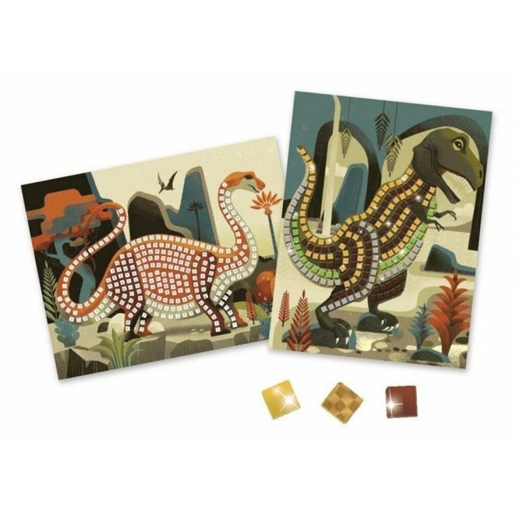 Immagini a mosaico di dinosauri djeco