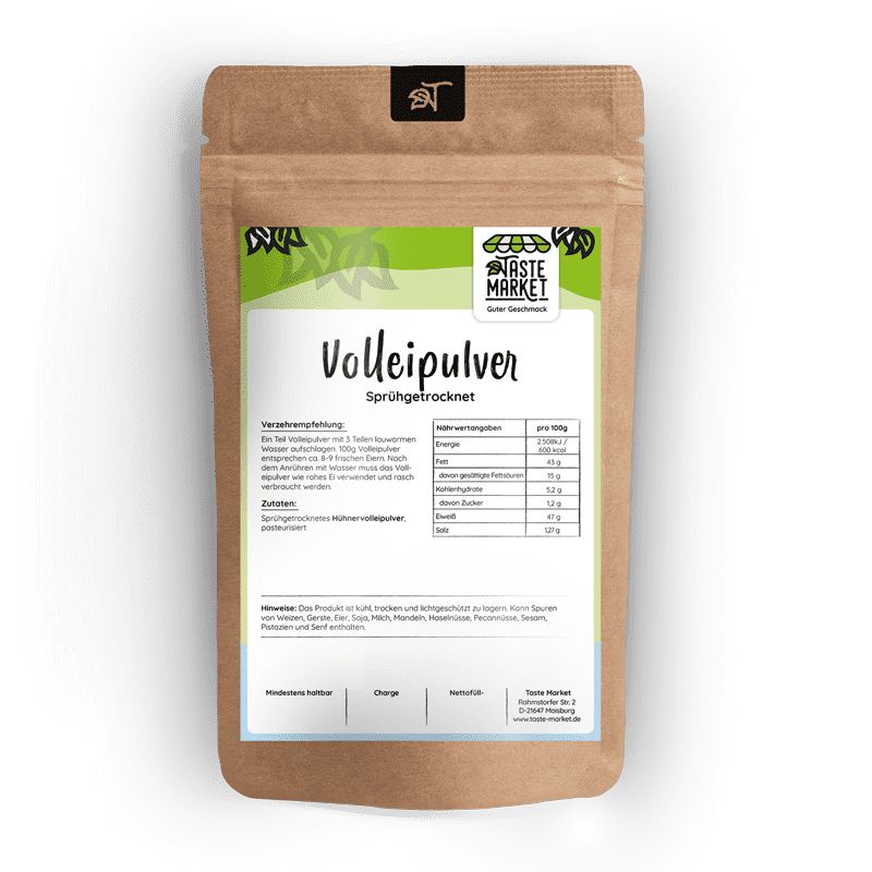 Taste Market Vollei Pulver 0,2 kg