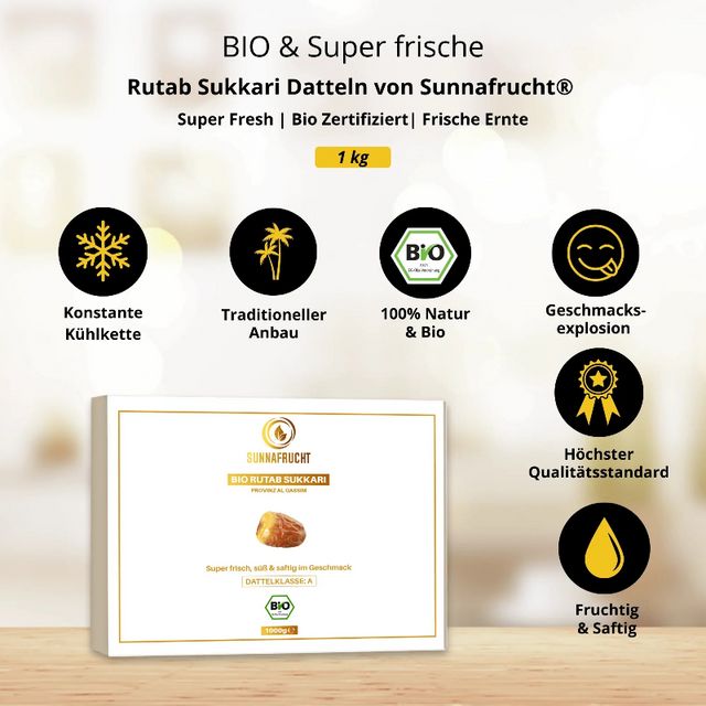 SUNNAFRUCHT® Premium BIO Talbina Set mit Gerste, Honig und Datteln