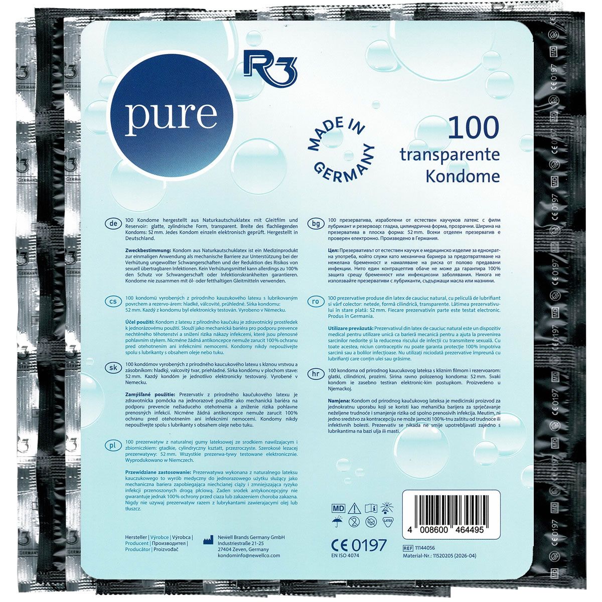 R3 *Pure* 100 St Kondome