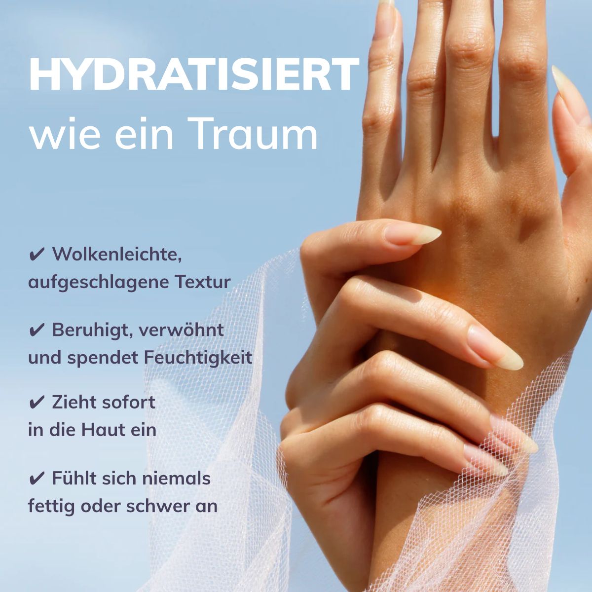 LONDONTOWN kur Whipped Cloud feuchtigkeitsspendende Handcreme