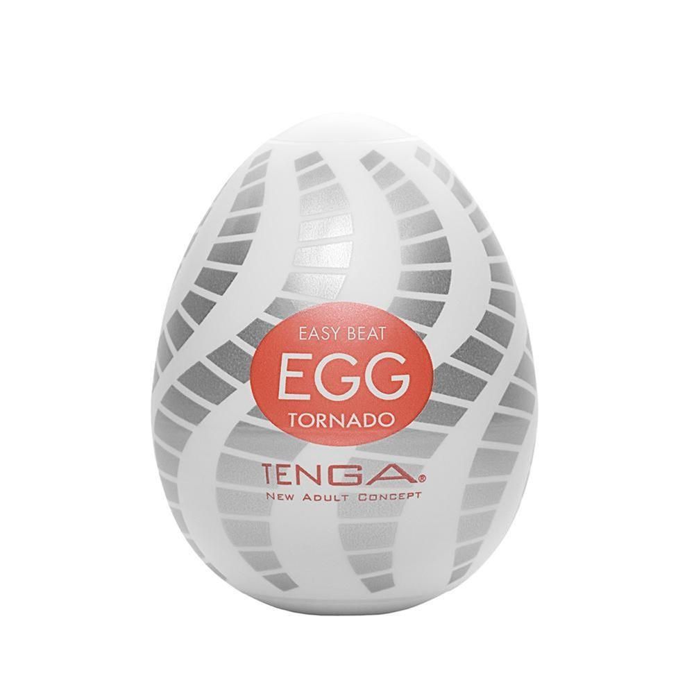 Tenga Ei Masturbator „Egg Tornado“ mit Spiralrillen-Struktur