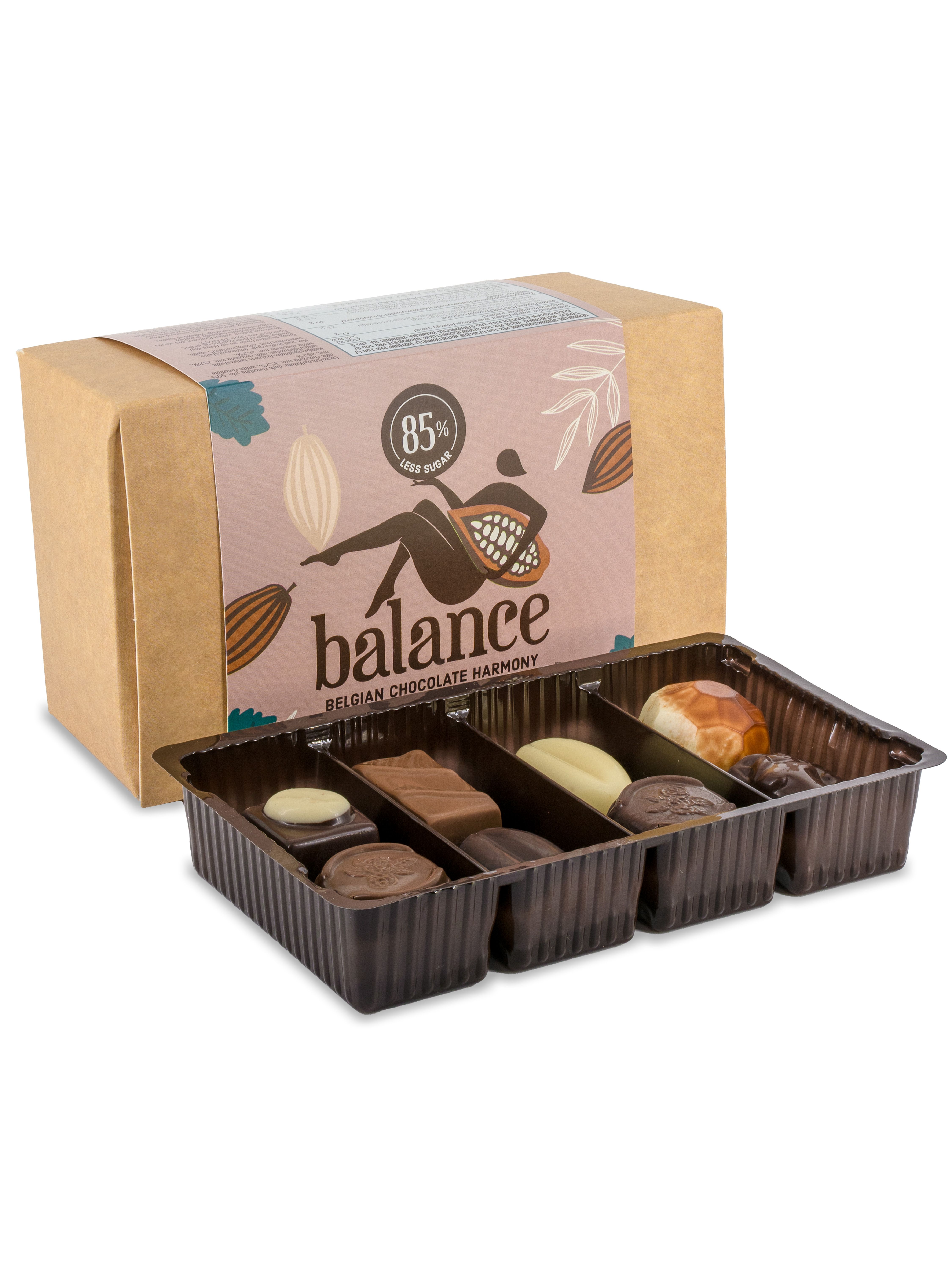 Balance Pralines Ballotin 0,195 kg Set