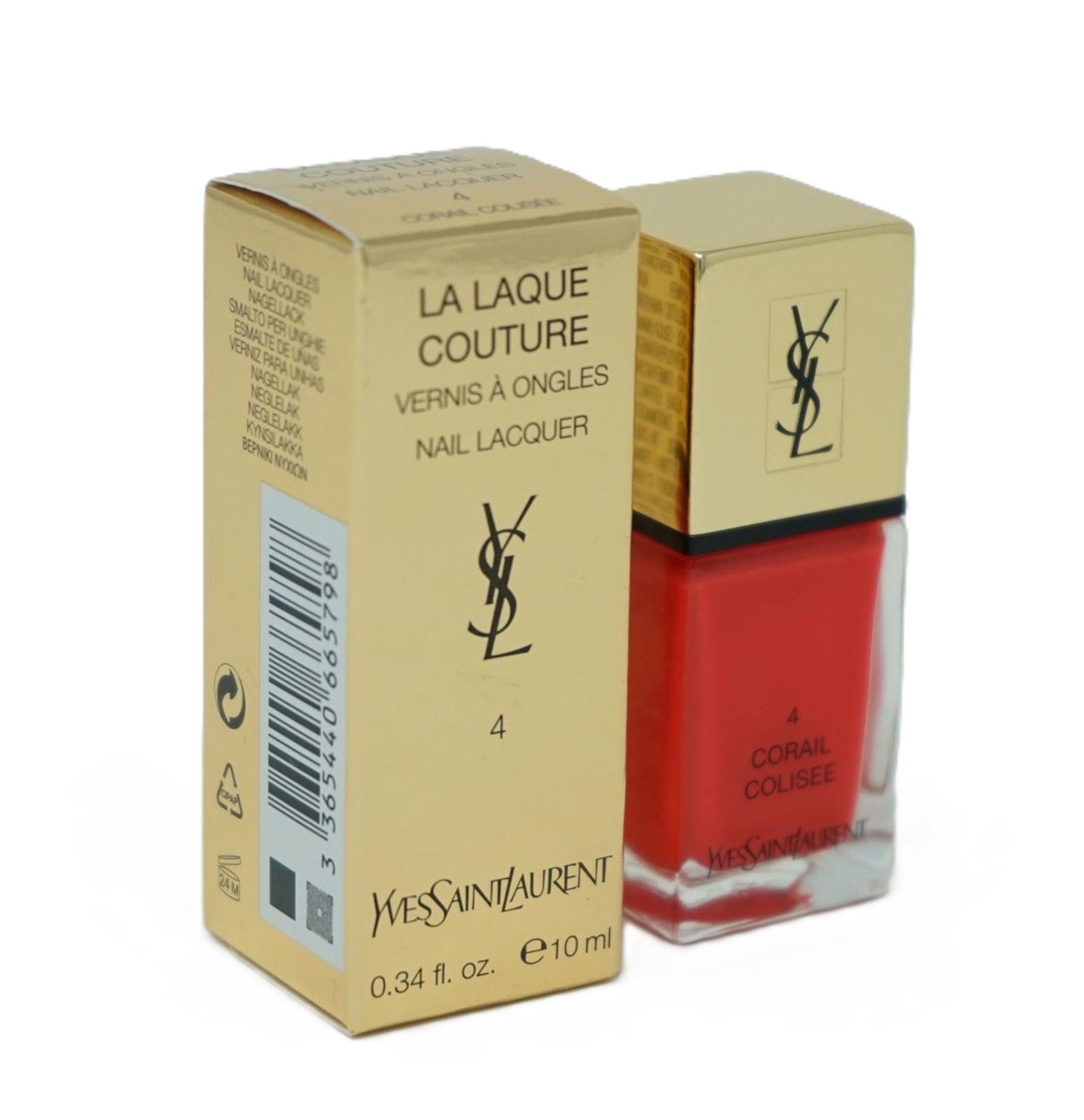 Yves Saint Laurent La Laque Couture 4 Corail Colisee Nagellack