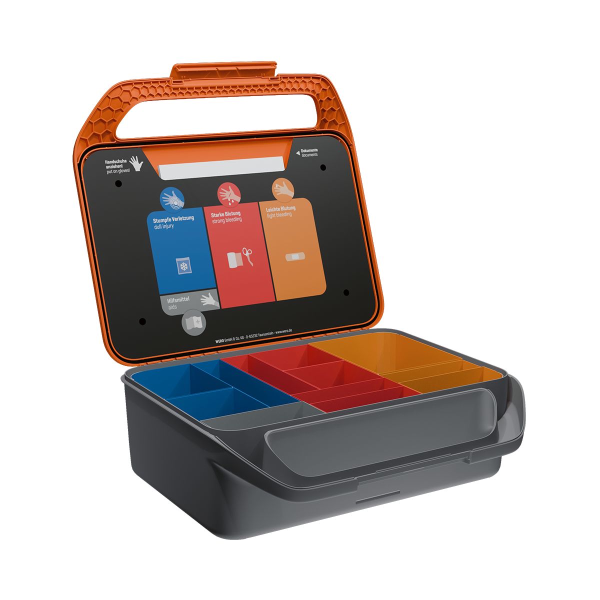 WERO Smart Case® Erste-Hilfe-Koffer - groß nach ÖNORM Z 1020:2025