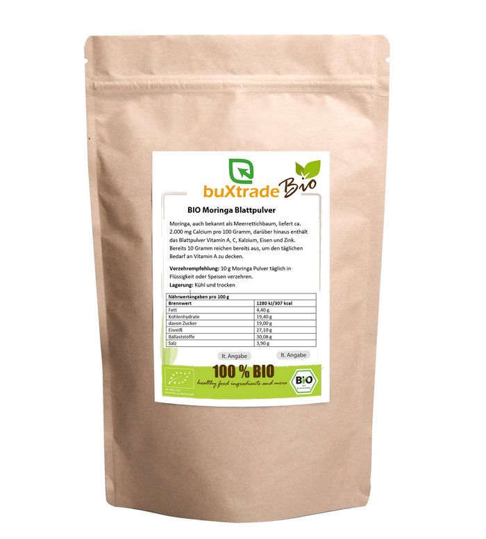 buXtrade Bio Moringa Blattpluver