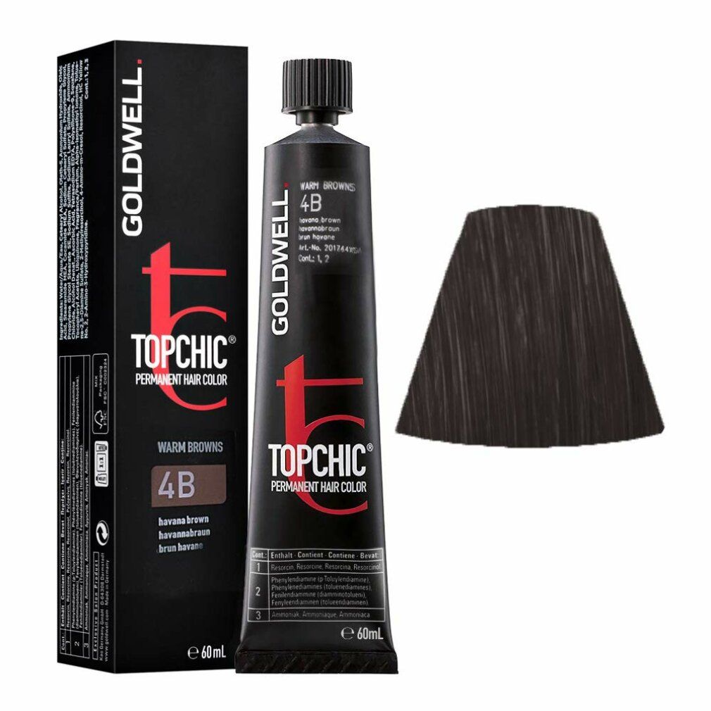 topchic permanent hair color #4B 0,06 l