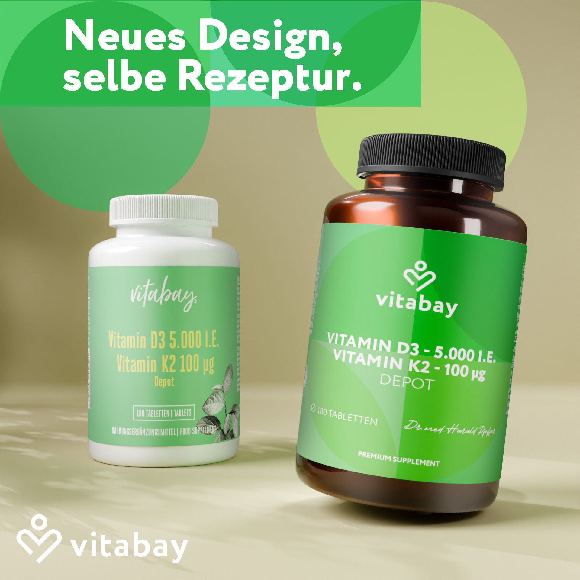 Vitabay Vitamin D3 K2 5000 IE