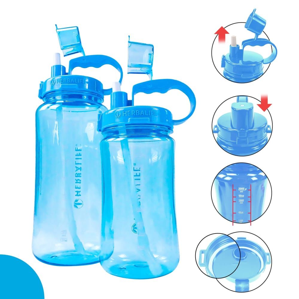 Sport-Knight® Herbalife Shaker/Sportflasche 1L Blau