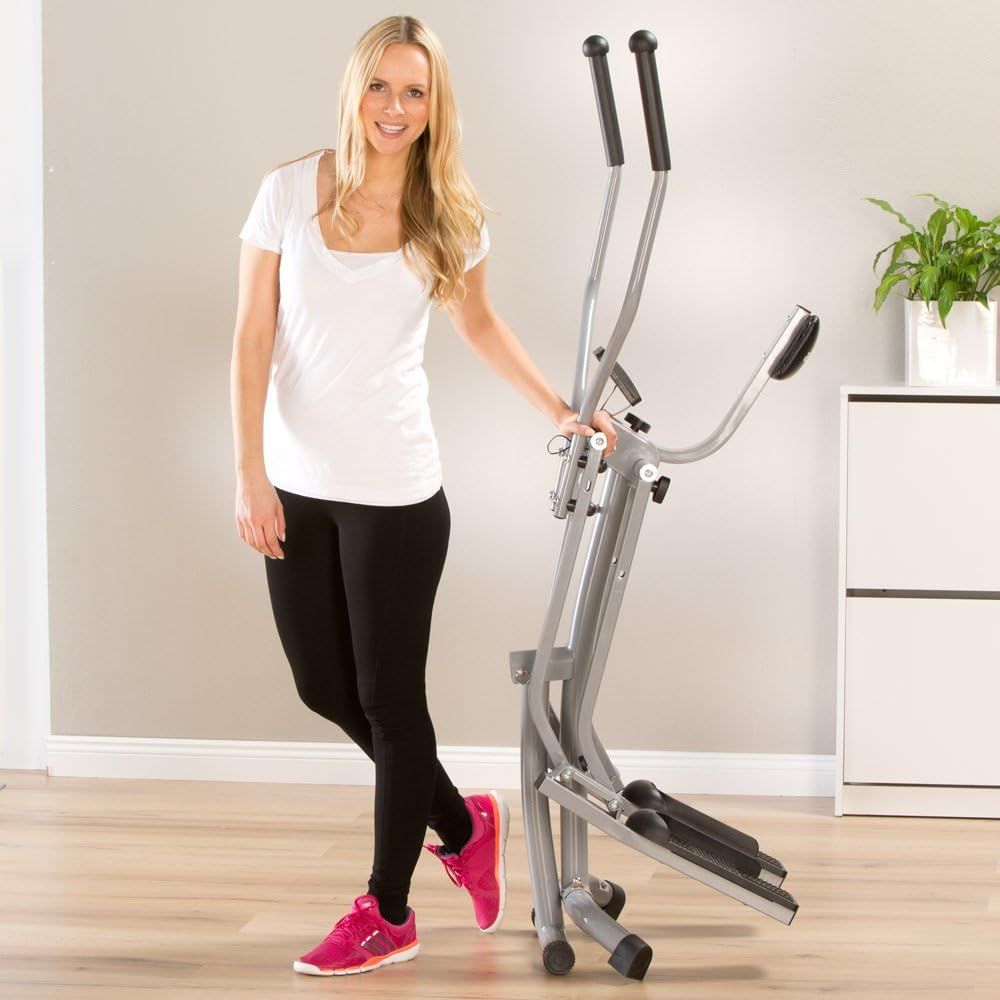 aktivshop Crosstrainer Nordic Walker, Air Walker, Stepper, Nordic Walking Heimtrainer, Klappbar