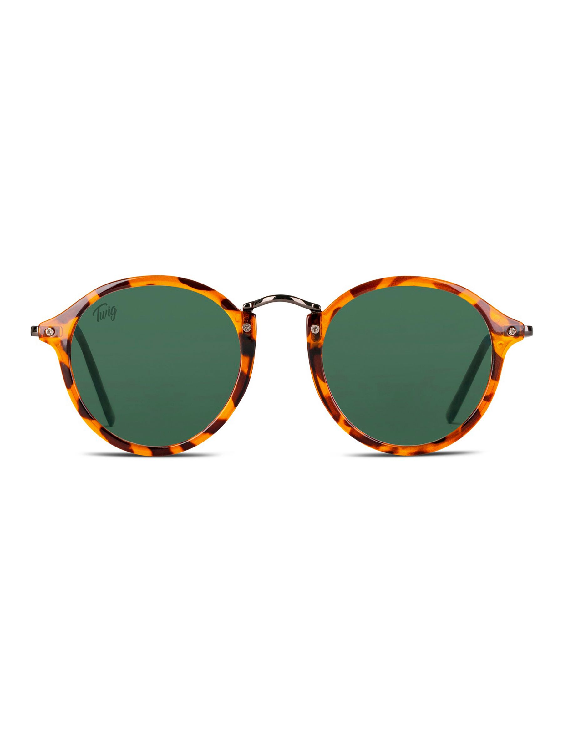 Twig occhiali da sole unisex Klimt Tortoise Green