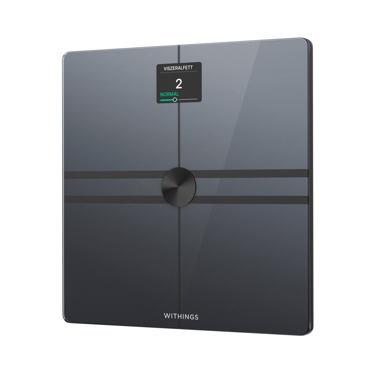 Withings Body Comp schwarz Smarte Körperwaage Personenwaage WLAN Bluetooth