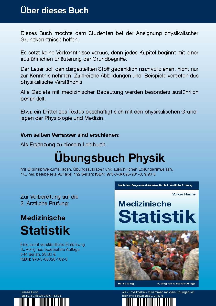 Physik: ein kurzgefasstes Lehrbuch für Mediziner und Pharmazeuten