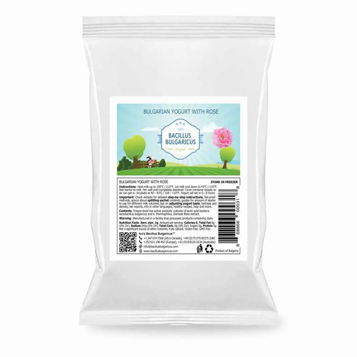 BACILLUS BULGARICUS Bulgarische Rosen-Joghurt-Kulturen