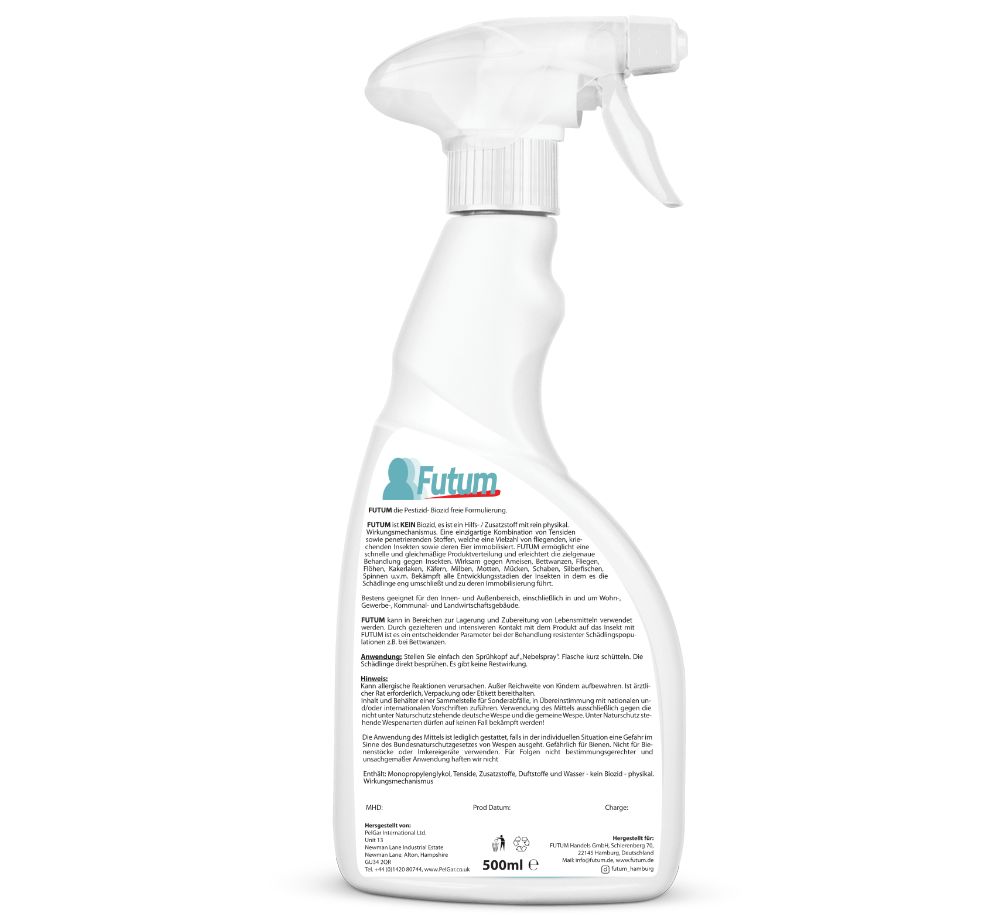 Futum 3x500ml Milben- / Spinnenspray 1500 ml Spray