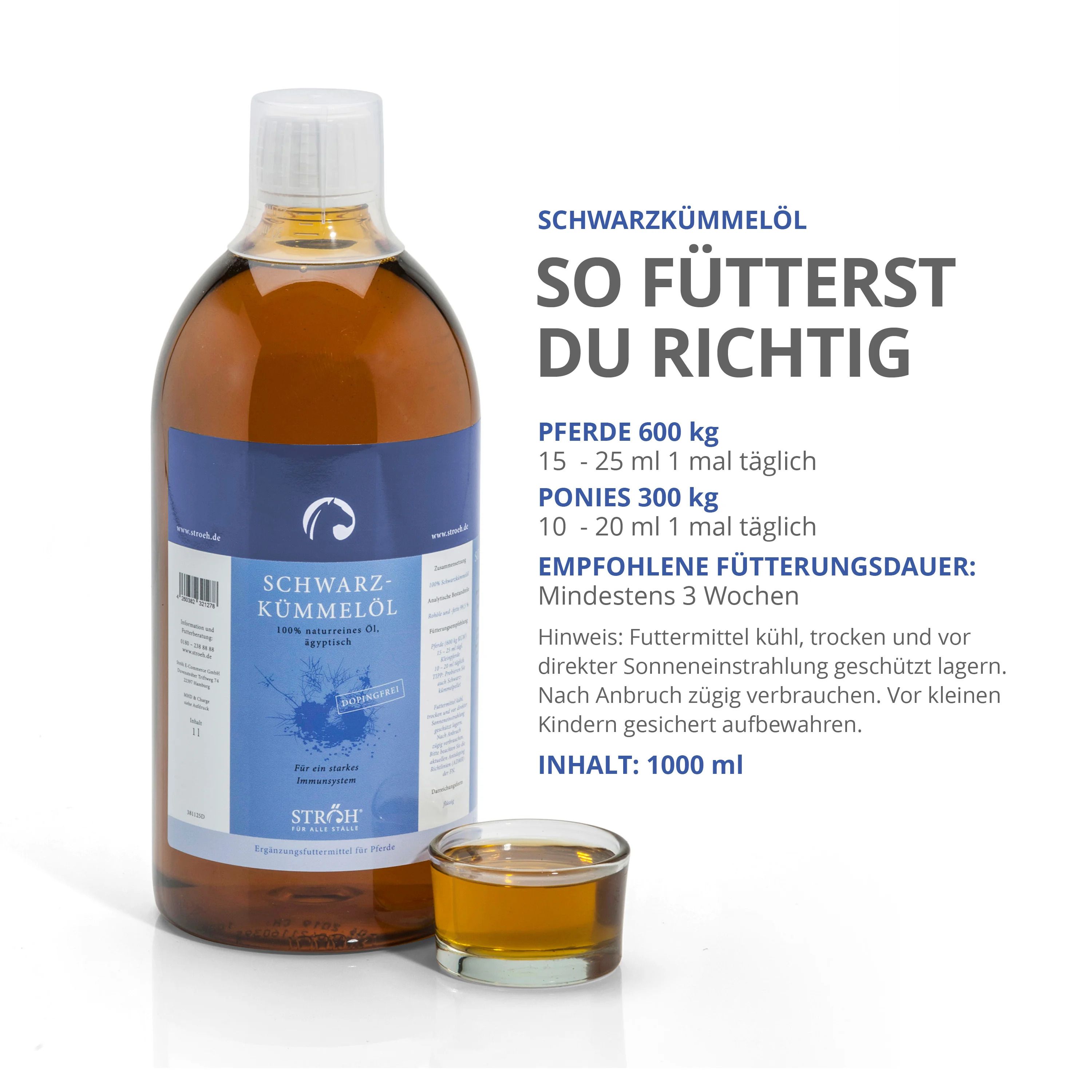 STRÖH Schwarzkümmelöl