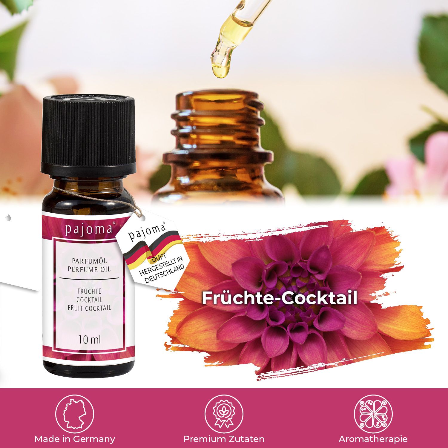 pajoma® Duftöl Früchte-Cocktail 10 ml Flüssigkeit