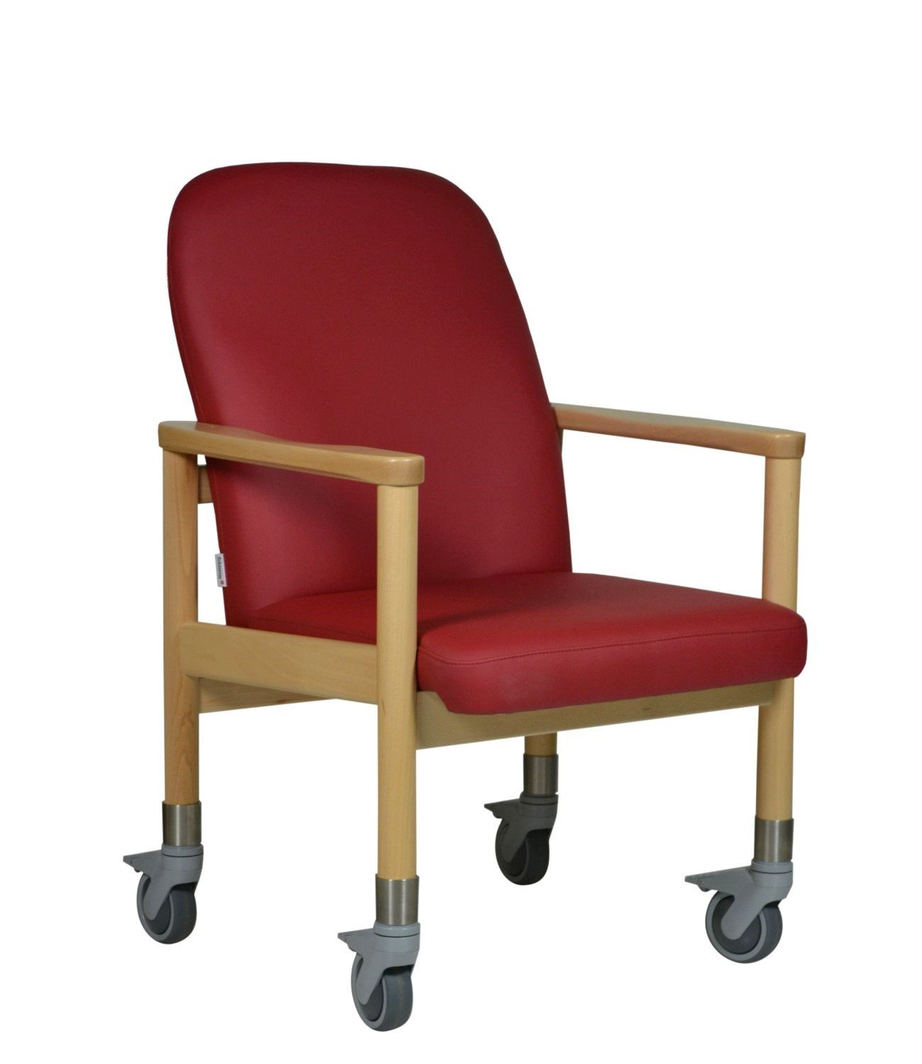 Devita Stuhl mit Rollen und Schiebegriff Lübeck 50 cm Sitzhöhe