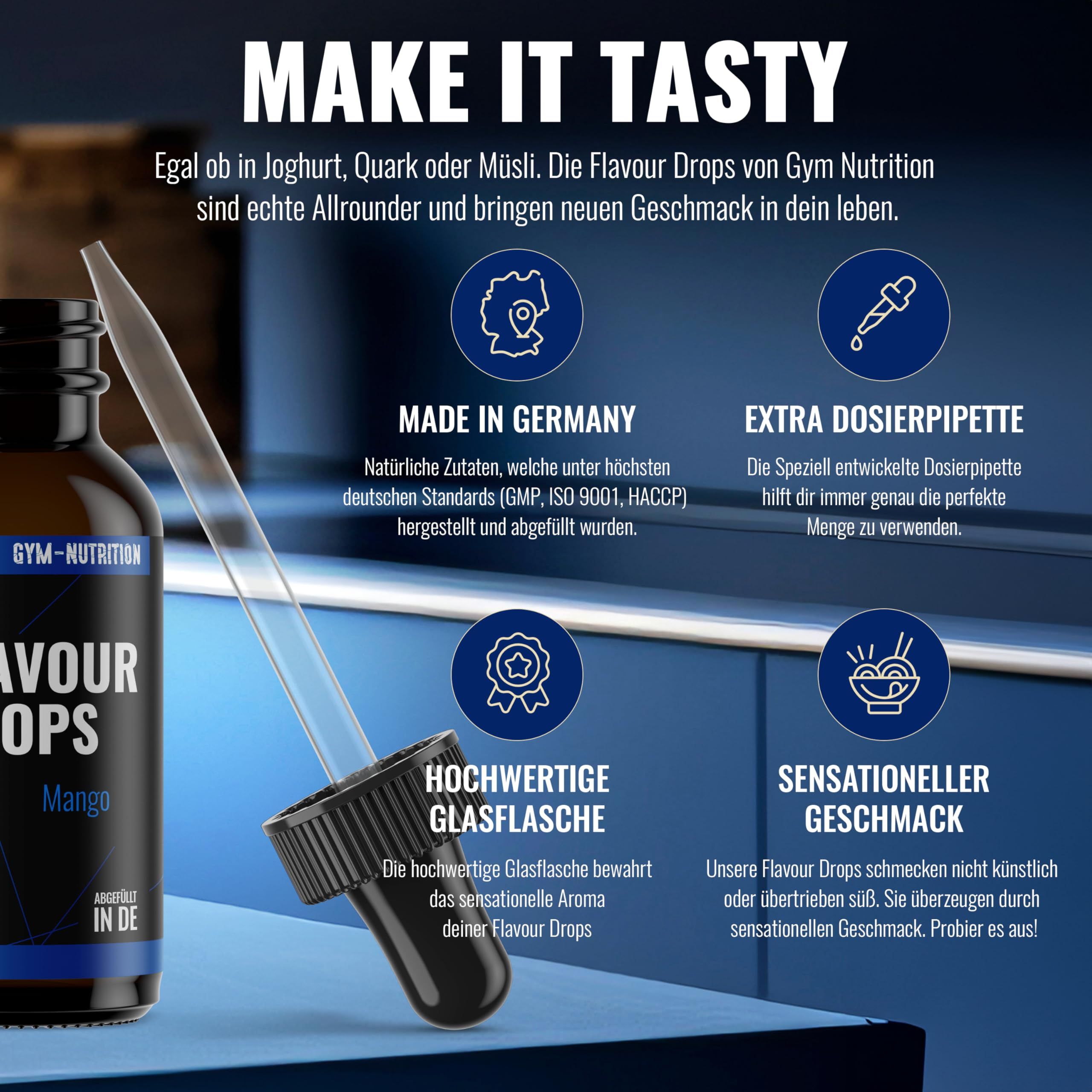 Gym Nutrition Flavour Drops Zuckerfrei 50ml