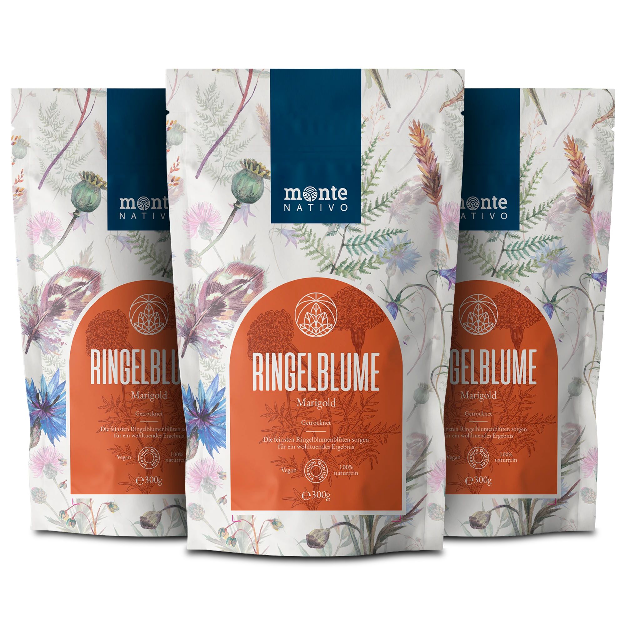 Monte Nativo Ringelblumen Kräutertee lose 3x300 g Tee