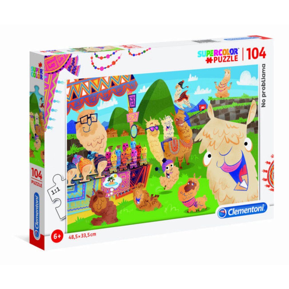 Clementoni 104 Pcs.Puzzle No Probllama 27279 X6
