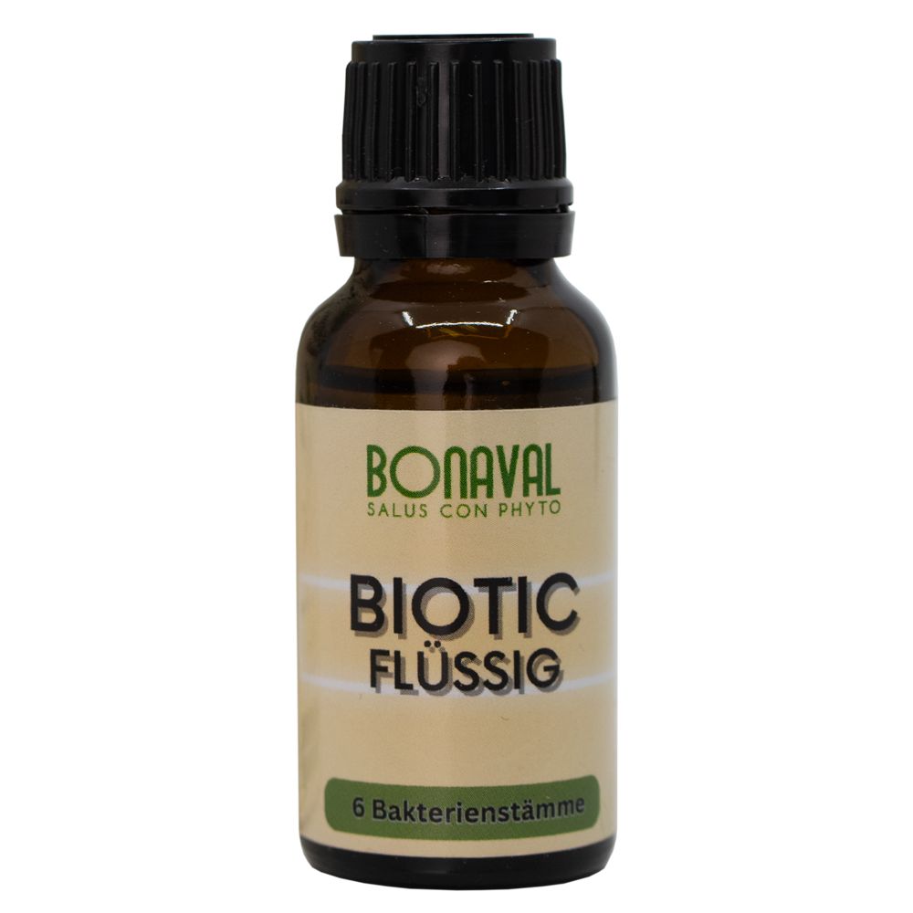 BONAVAL Biotic flüssig 20 ml -  Aufbauende, grundlegende Darmflorakulturen, geschmacksneutral